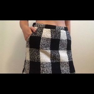 checkerboard skirt